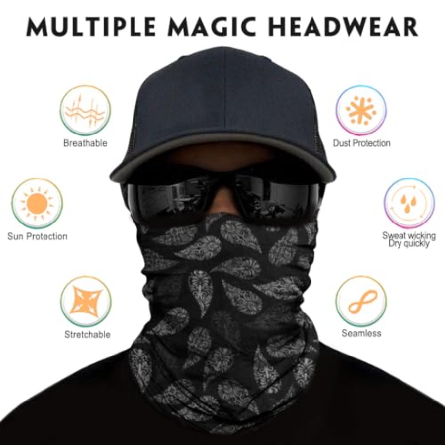 Neck Gaiter for Men Women Head - Neck Gaiter Face Cover ulasan dan harga