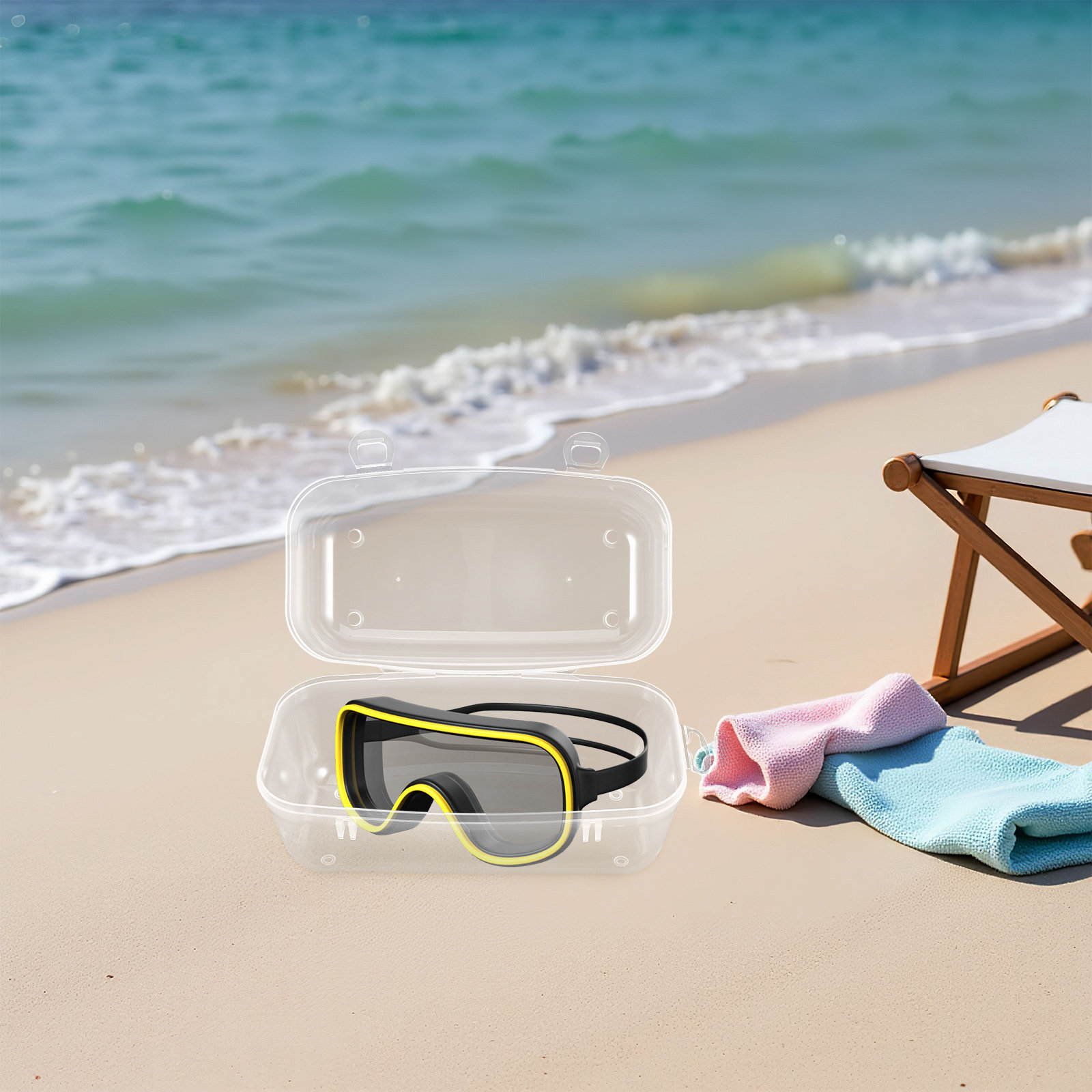 Diving Masks Case Portable Har - Mask Case Hard Shell ulasan dan harga