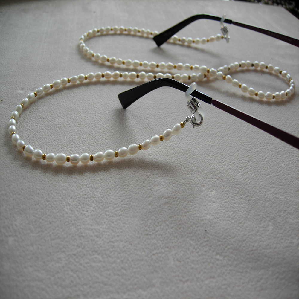 fashionable eyeglass beaded re - Mask Chain Holder ulasan dan harga