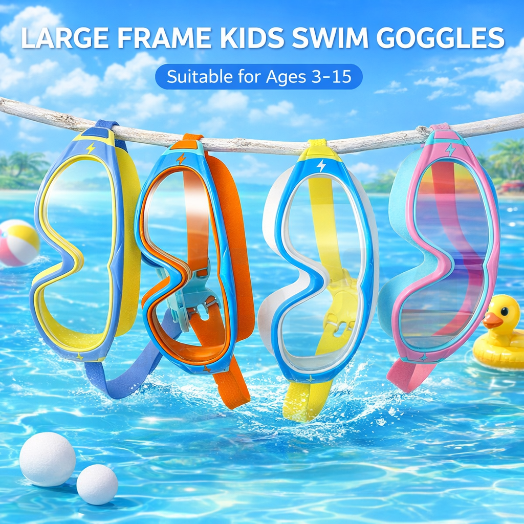 JSJM Kids Swimming Goggles Big - Anti Pollution Mask ulasan dan harga
