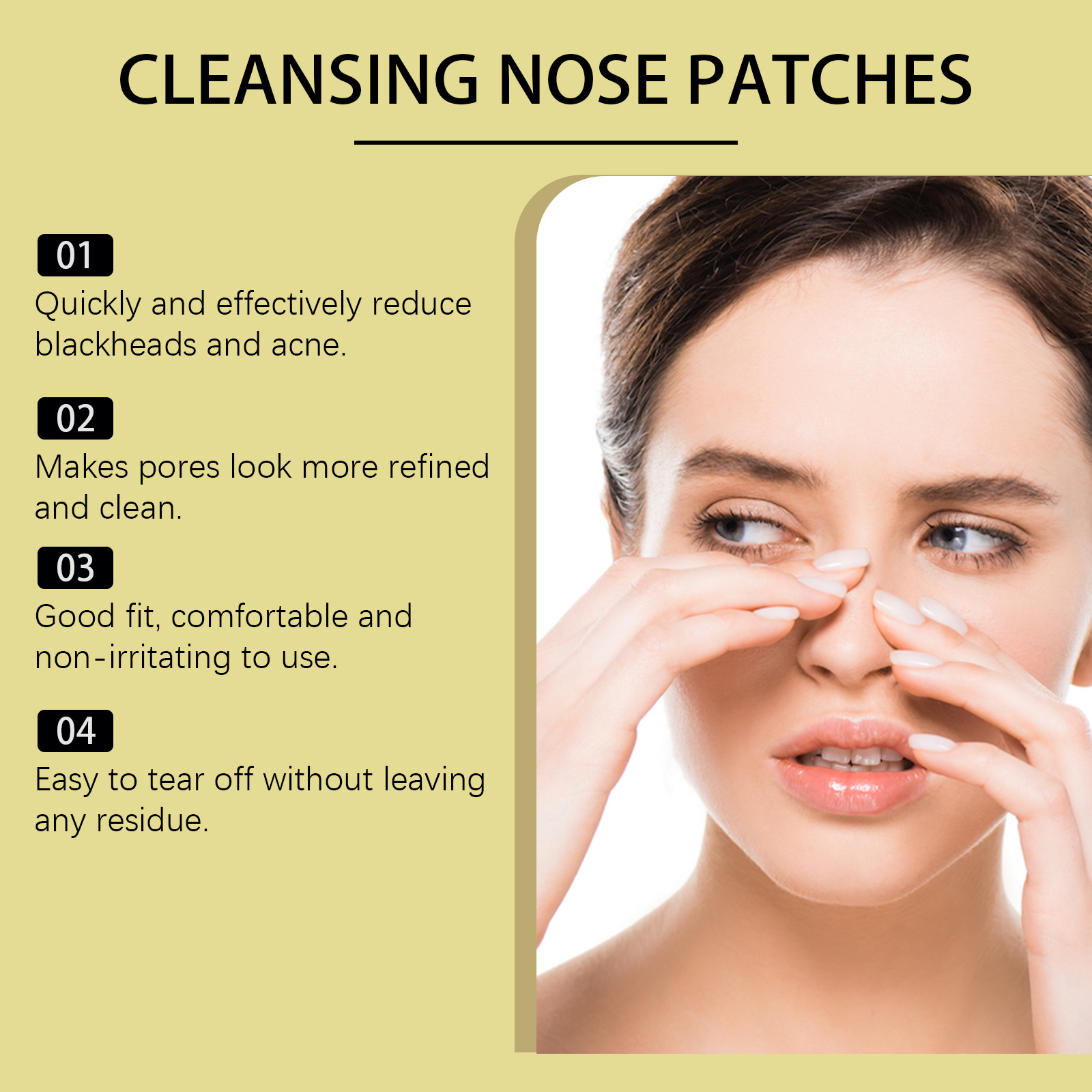 Nose Blackhead Remover Patch C - Black Face Mask Pack ulasan dan harga