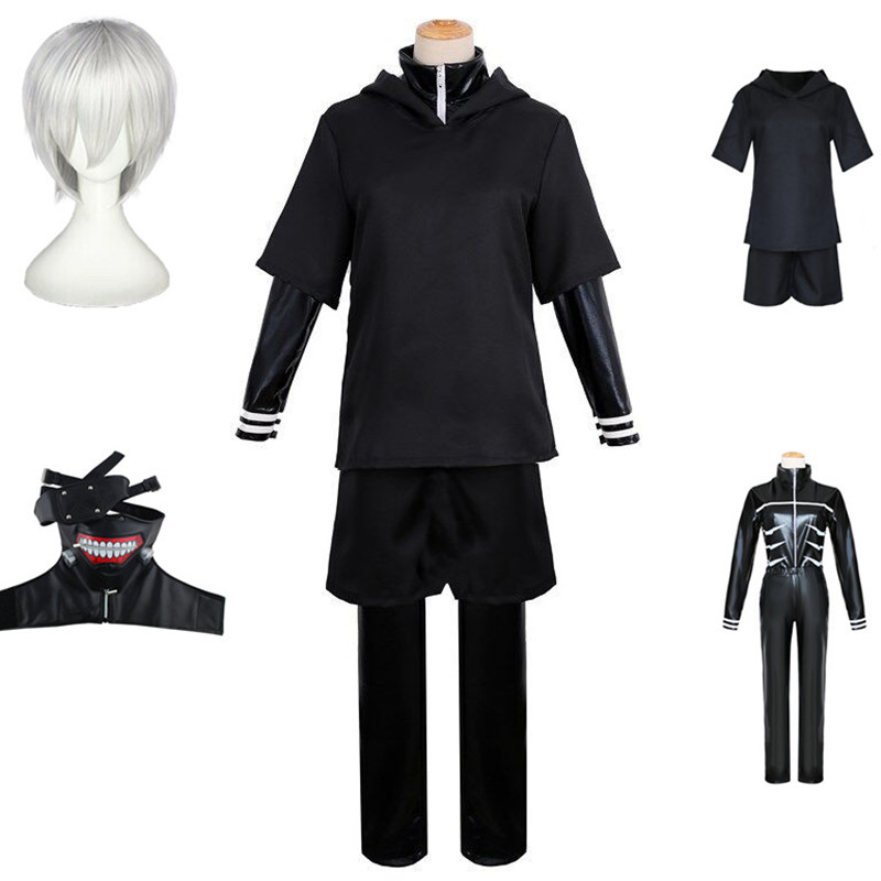 Anime Tokyo Ghoul Ken Kaneki C - Black Face Mask Pack ulasan dan harga