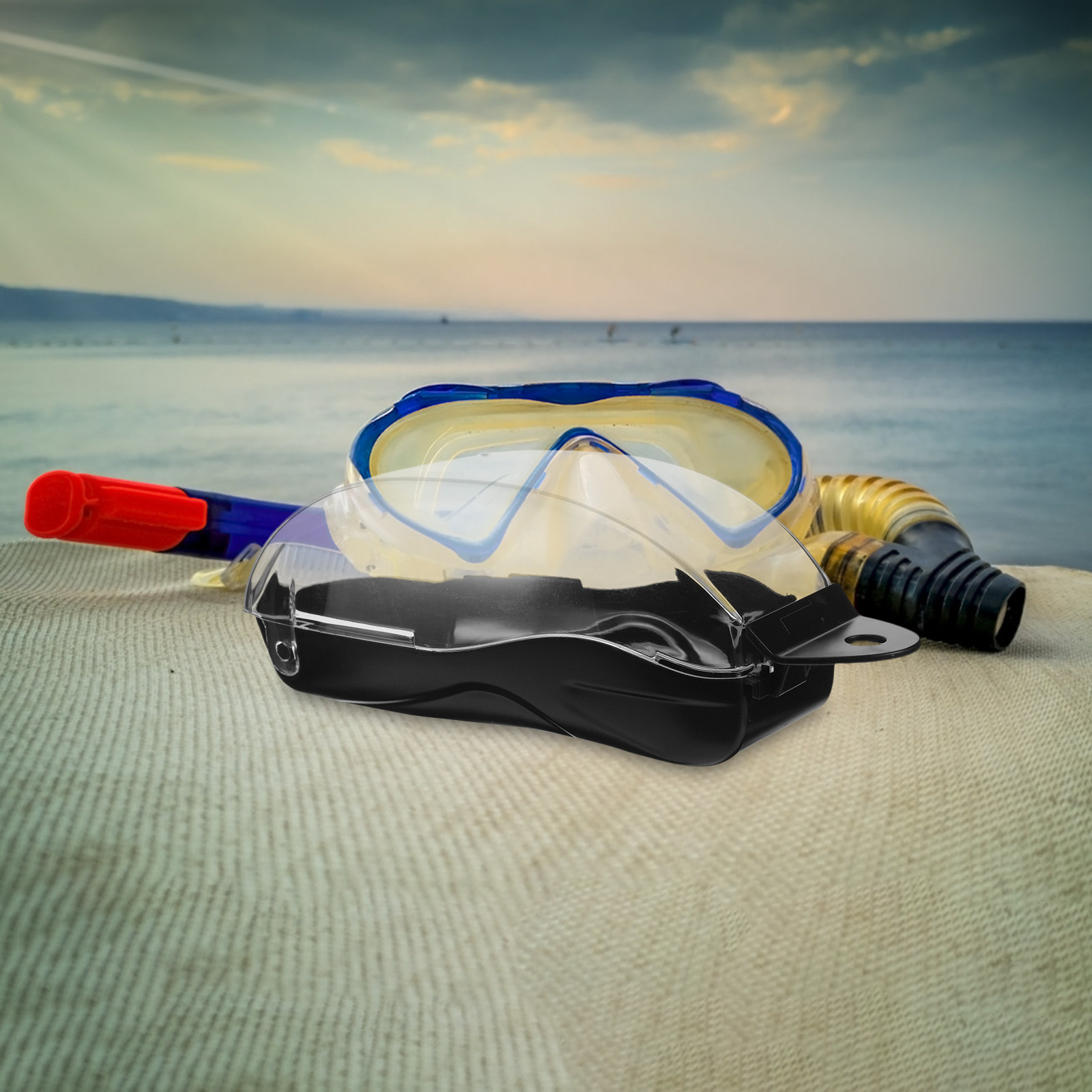 Protective Swim Goggle Case Ha - Mask Case Hard Shell ulasan dan harga