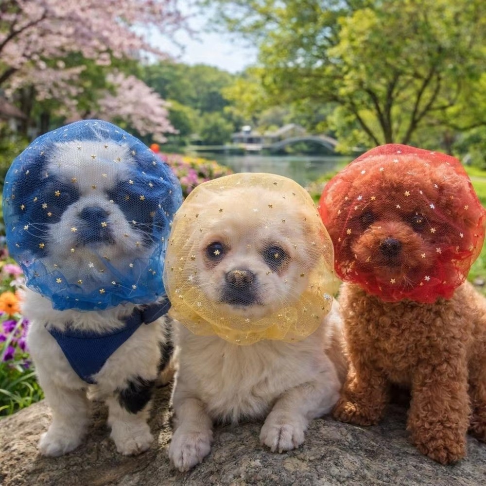 Breathable Dog Anti-Eating Vei - Mask Lanyard Adjustable ulasan dan harga
