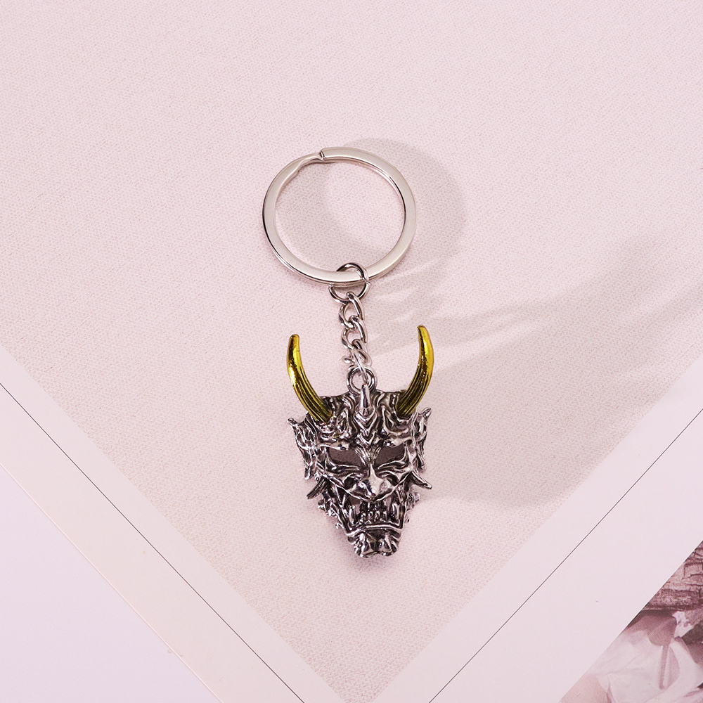 1 piece samurai keychain Japan - Mask Chain Holder ulasan dan harga