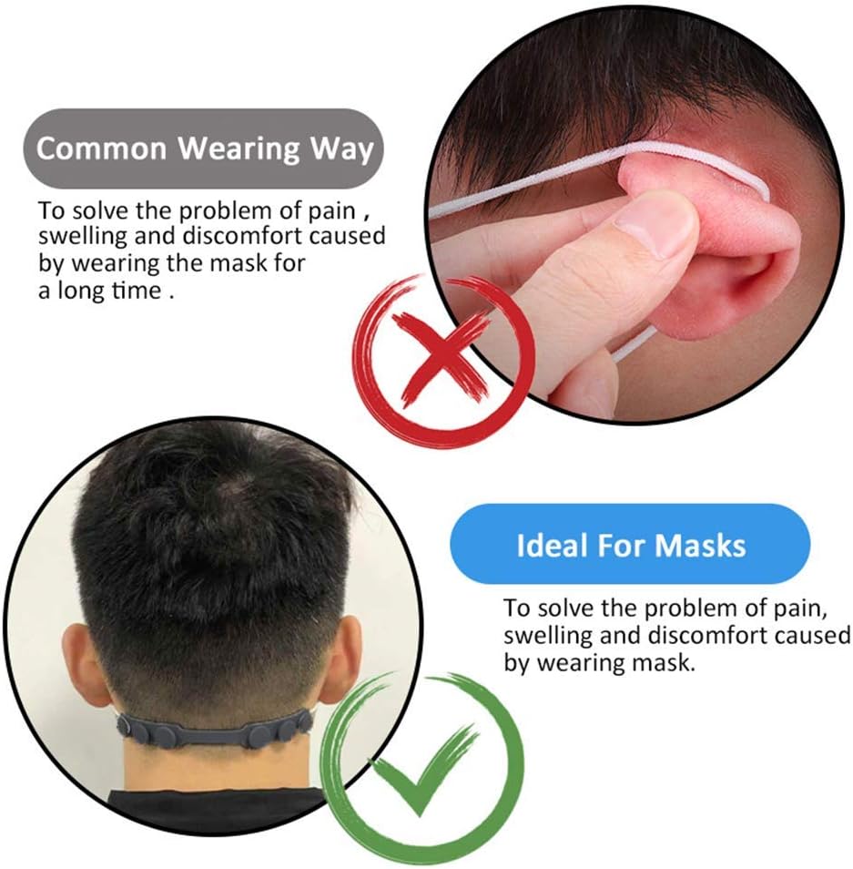 4 Pcs Silicone Ear Savers for  - Mask Ear Saver Strap ulasan dan harga