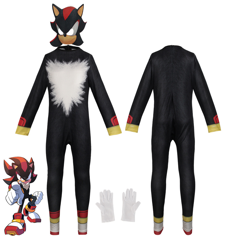 Anime Game Sonic Blue Red Blac - Black Face Mask Pack ulasan dan harga