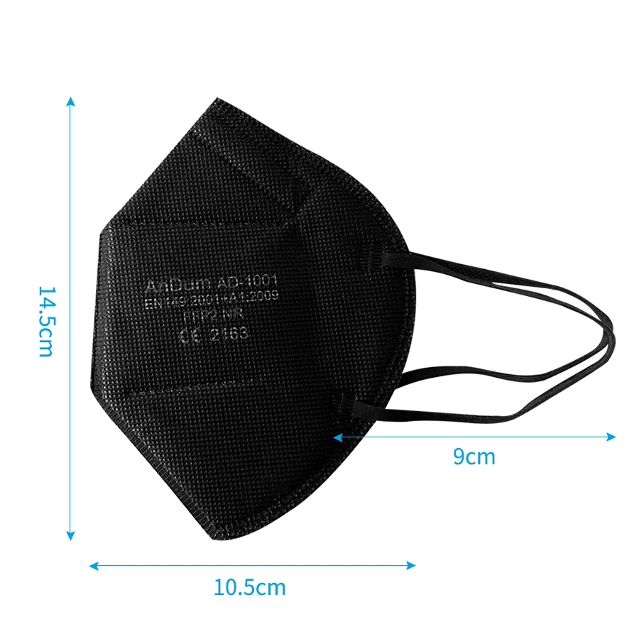 10PCS FFP2 Mask CE Approved Fi - Anti Pollution Mask ulasan dan harga