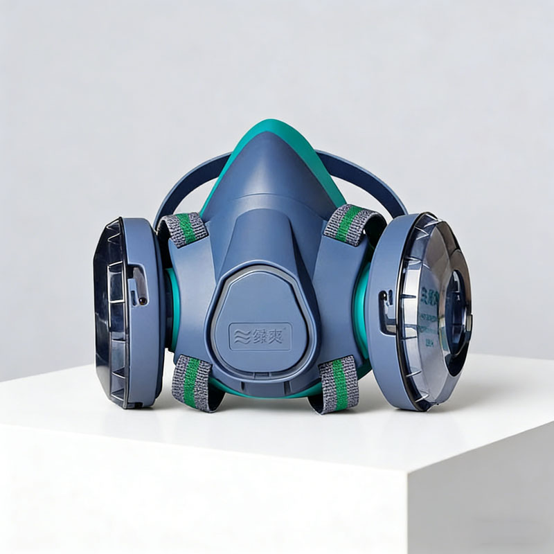 Dual Filter Silicone Half Face - Respirator Half Face ulasan dan harga