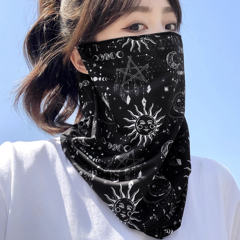 Full Face Cycling Mask Ice Sil - Sports Mask Breathable ulasan dan harga