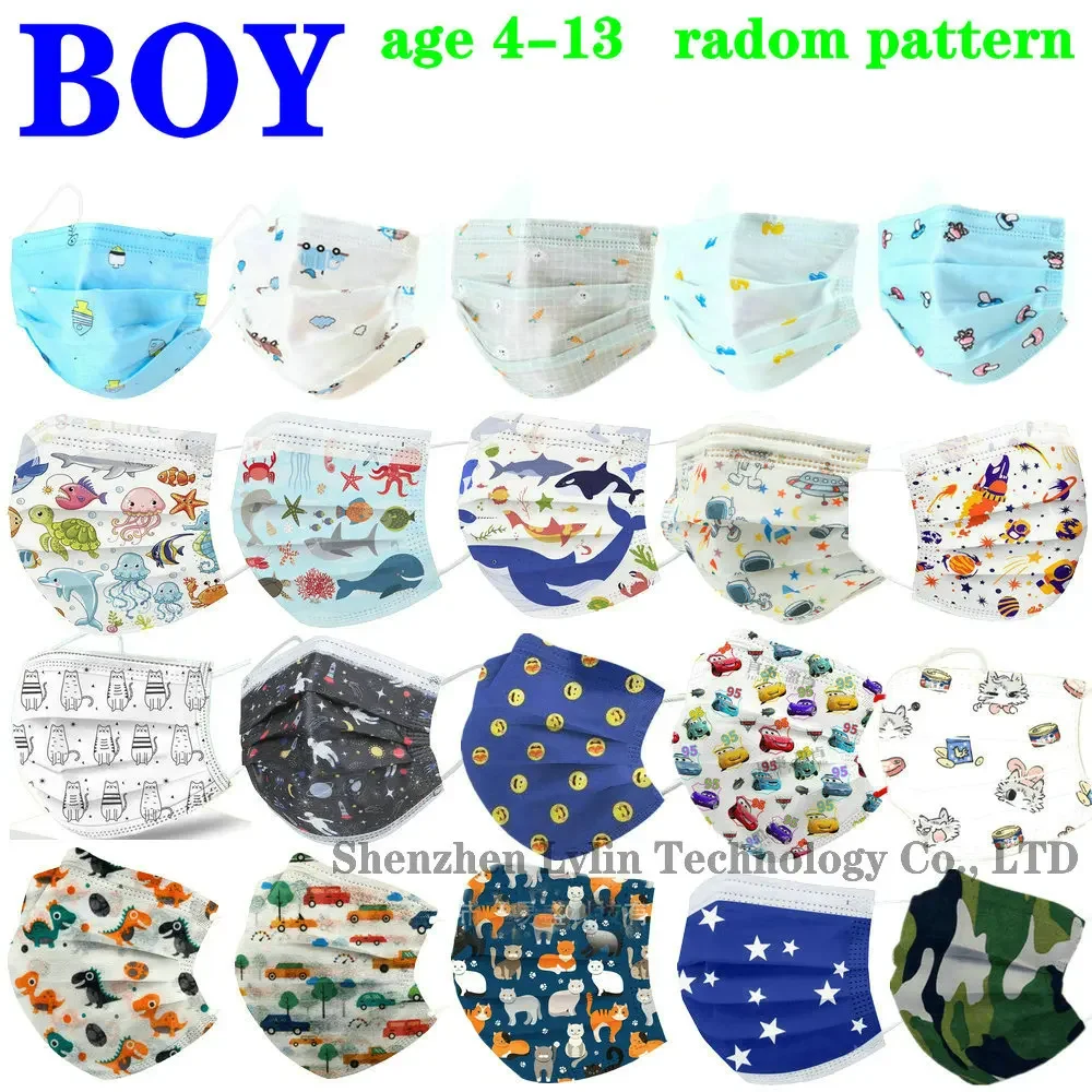 Child Mask Disposable Kid Mask - Disposable Surgical Mask ulasan dan harga