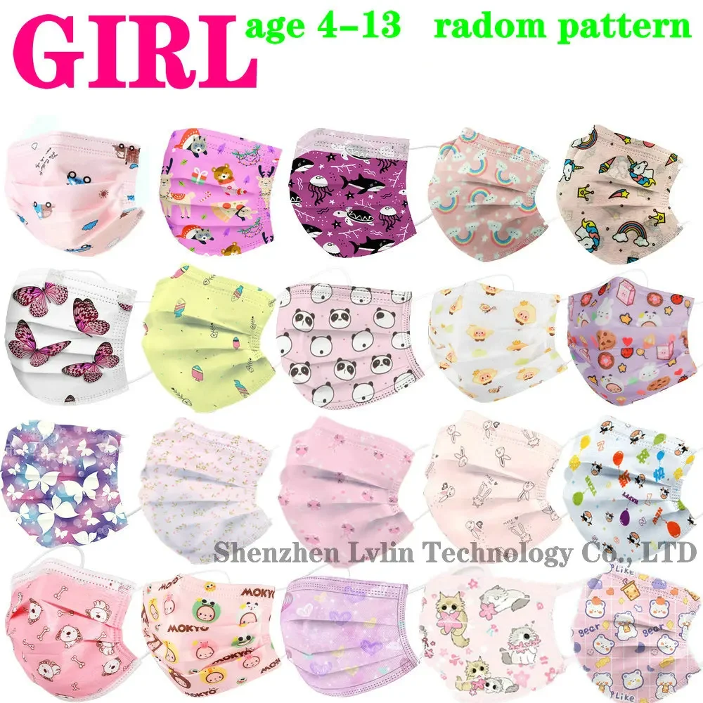 Child Mask Disposable Kid Mask - Disposable Surgical Mask ulasan dan harga