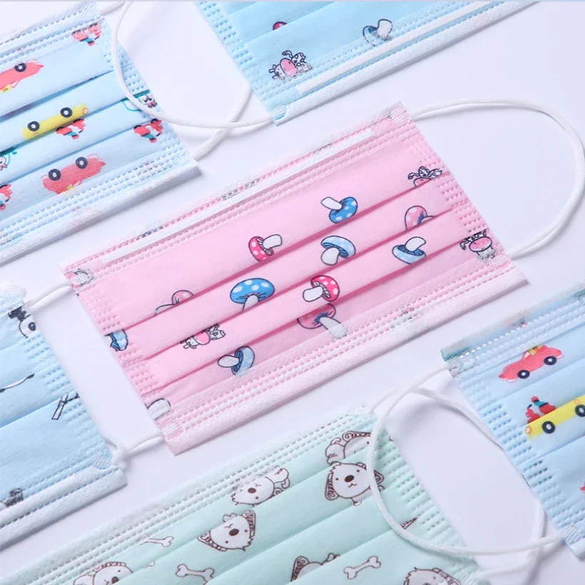 Child Mask Disposable Kid Mask - Disposable Surgical Mask ulasan dan harga