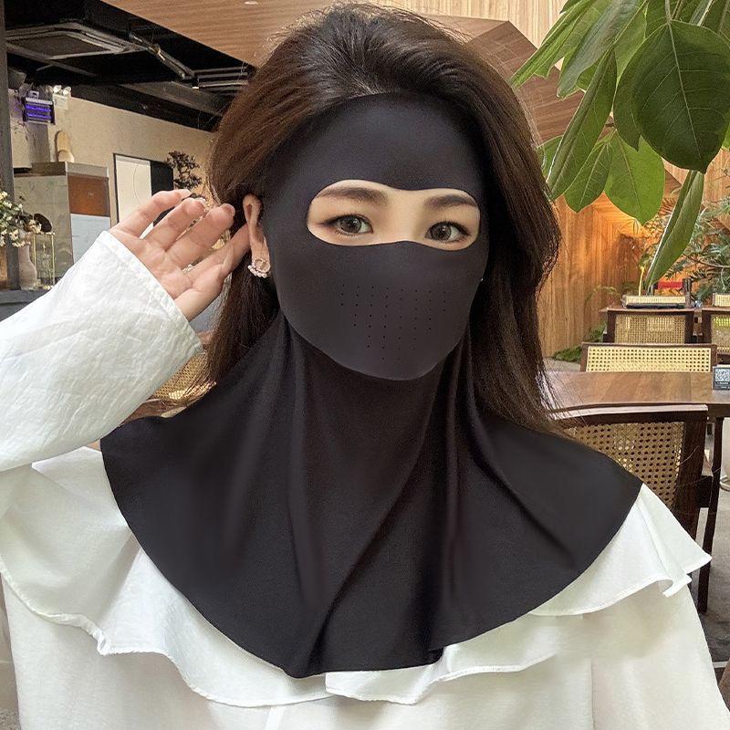Summer Ice Silk Face Gini Full - Sports Mask Breathable ulasan dan harga
